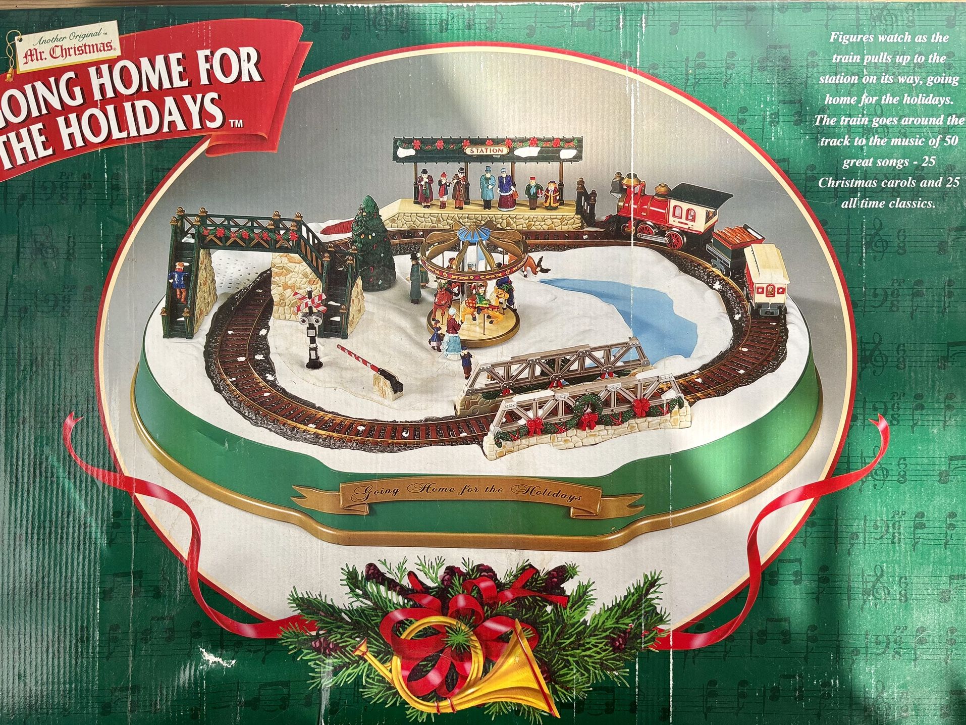 Going Home For The Holidays Train Set