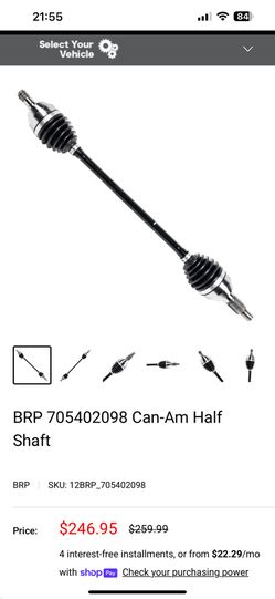 OEM Can-am Front Axle 