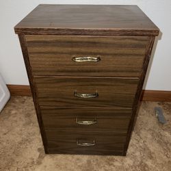 4 Drawer Wood Dresser Chest