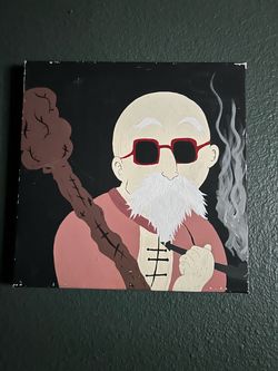 Master Roshi painting