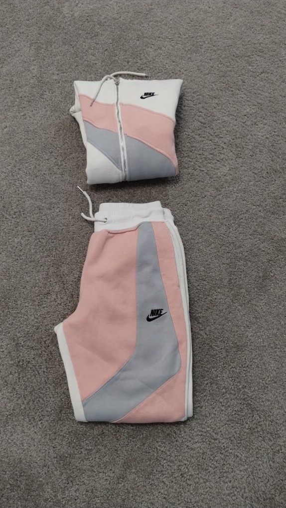 Nike Tech Pink/Gray Tracksuit