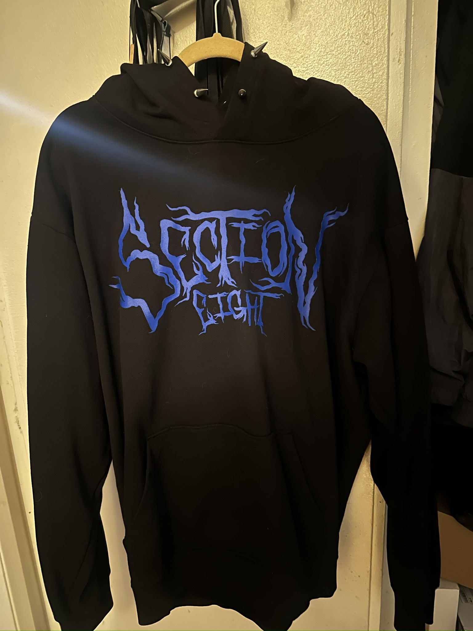 section eight 8 pullover hoodie jacket fleece size XXL