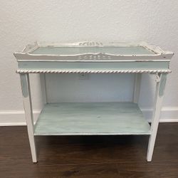 Small Side Table Chalk Painted And Sealed 