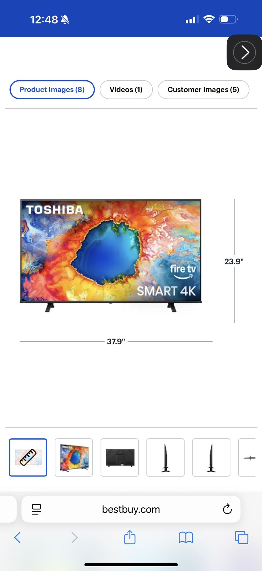 Toshiba - 43" Class C350 Series LED 4K UHD Smart Fire TV