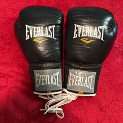 everlast laced boxing gloves