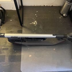 Ninebot Scooter And Helmet. 