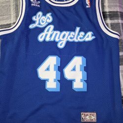 Jerry West Lakers Jersey M