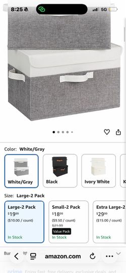 Storage box with lids