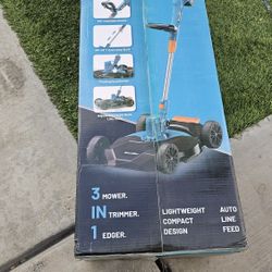 New 3-in-1 String Trimmer/ Mower /edger Cordless