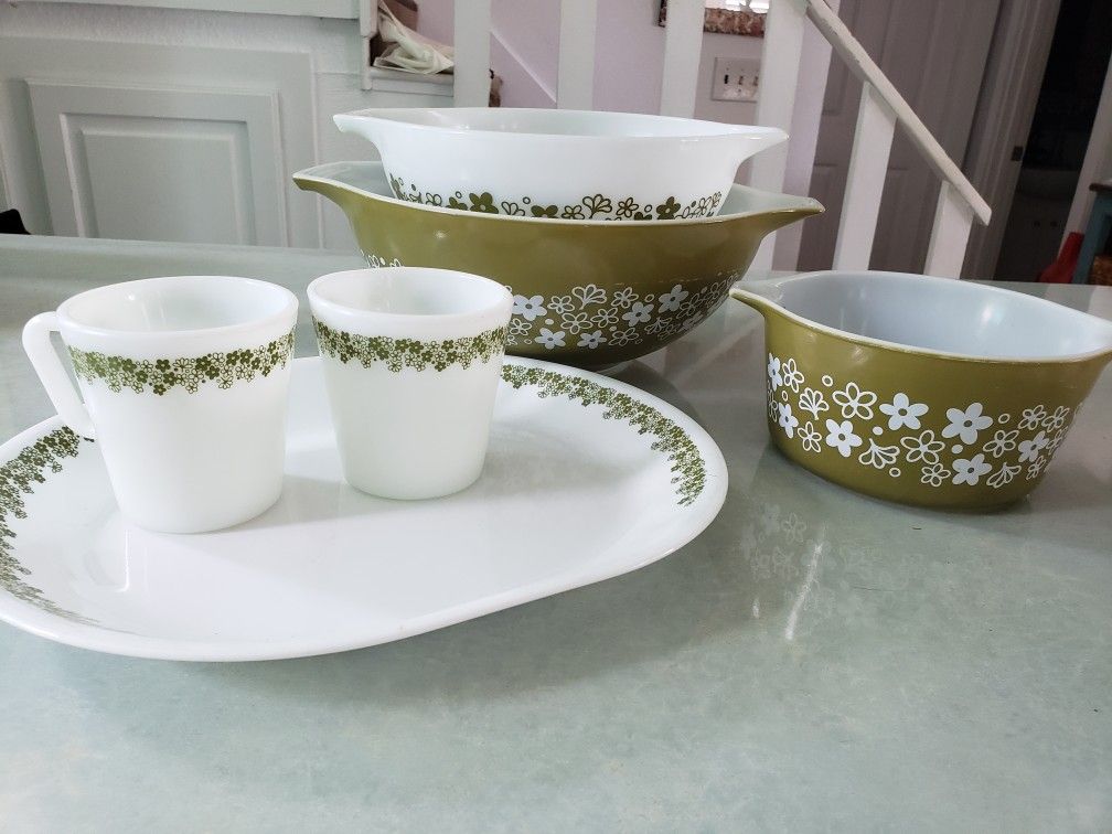 Pyrex Spring Blossom 6 pieces