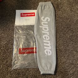 Supreme Sweatpants Grey