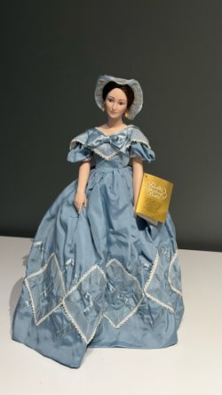 Franklin Mint Heirloom Melanie Doll: Gone With The Wind Porcelain Doll