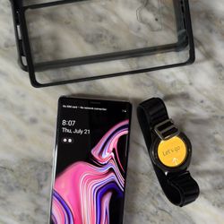 Samsung Galaxy Note 9 With Samsung Smart Watch