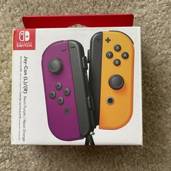 Brand New Official Nintendo Switch Joy-Cons - Purple or Orange $50 Each
