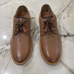 Clarks Men’s Atticus Lace Tan Leather Shoes Size 7