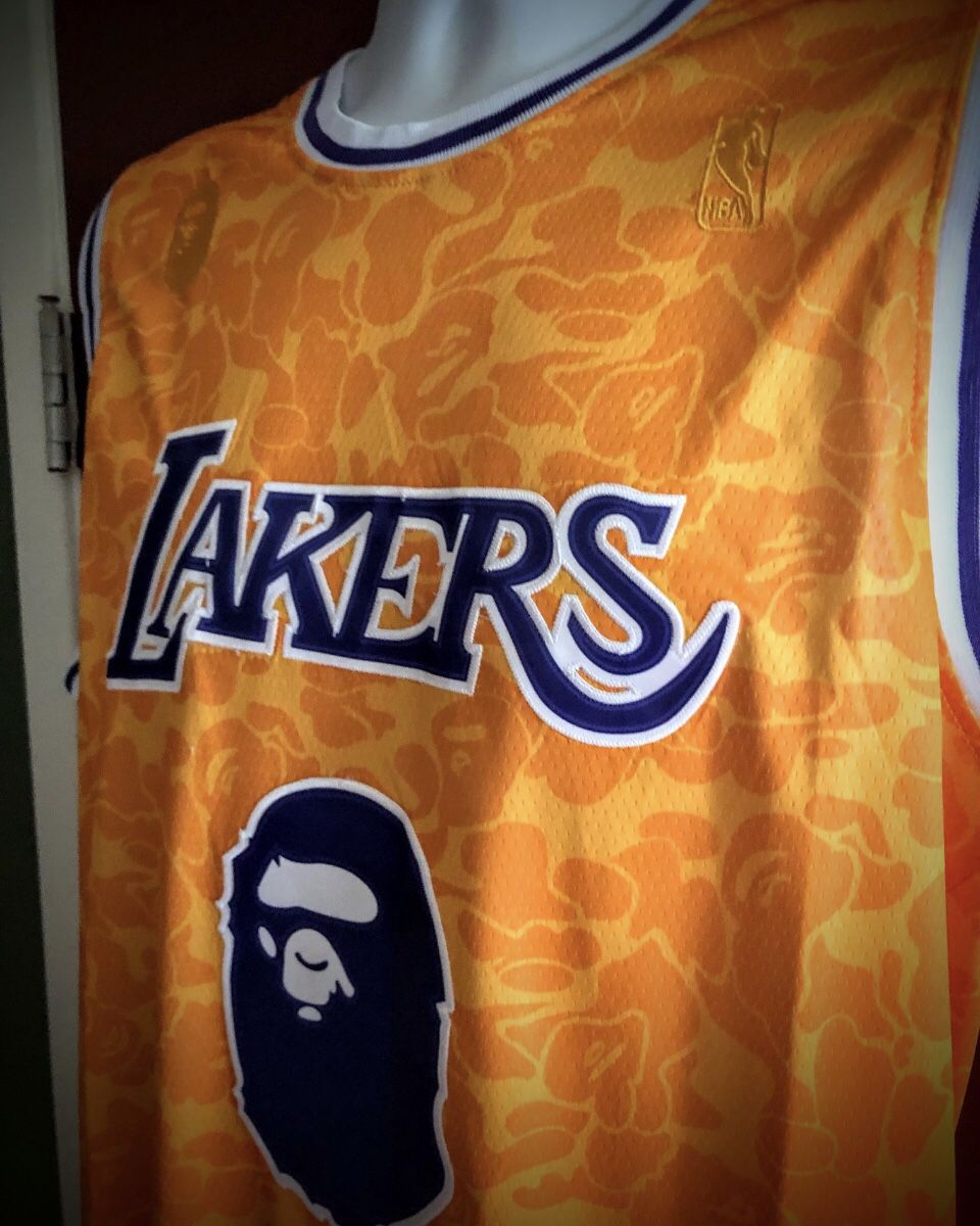 Los Angeles Lakers #93 A Bathing Ape NBA Basketball Jersey -S.M.L.XL.2X for  Sale in Long Beach, CA - OfferUp