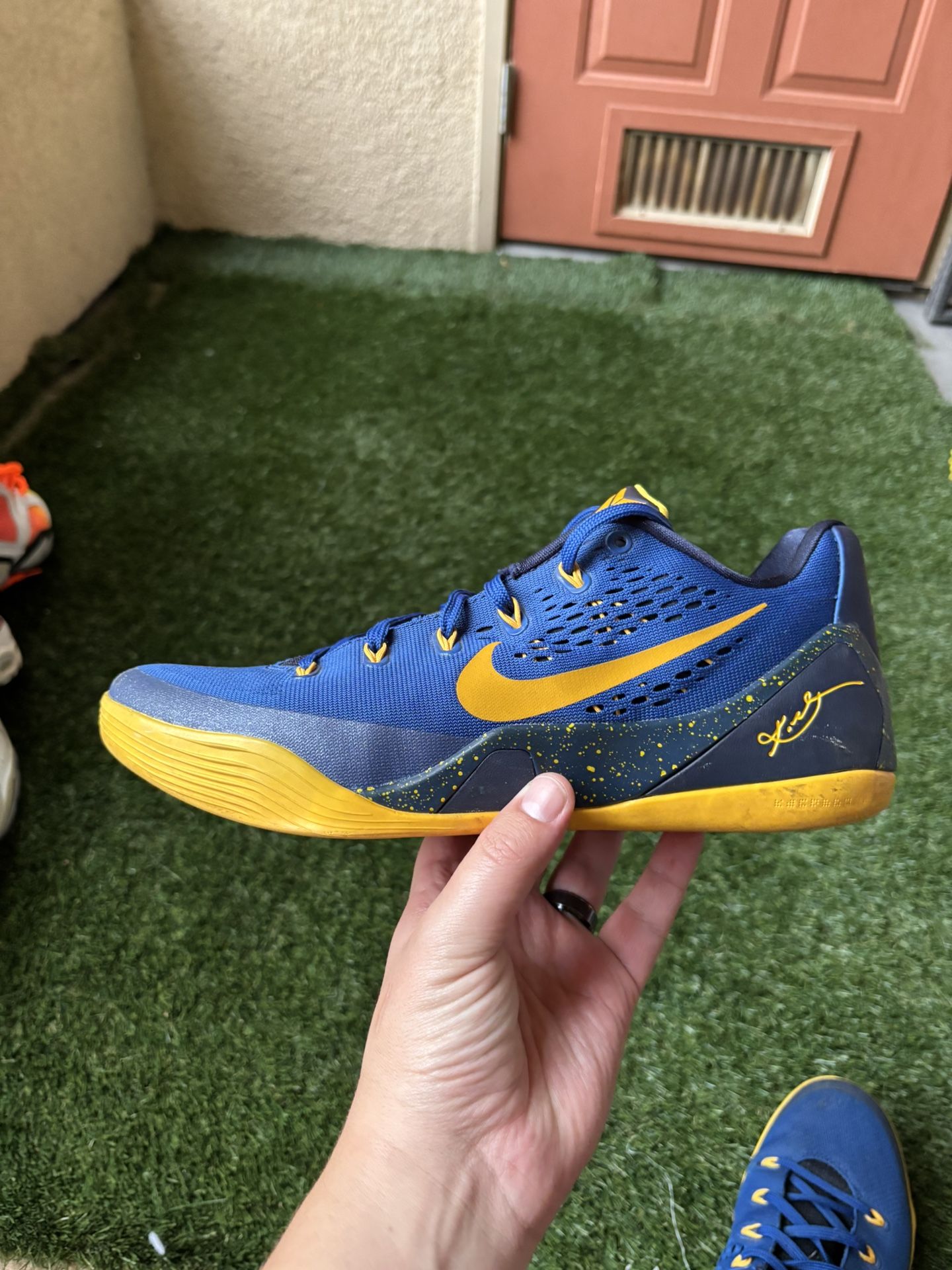 Nike Kobe 9 Blue And Gold