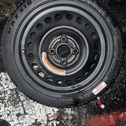Spare Tire Inflated Ready To Use