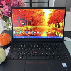 LENOVO THINKPAD FM - X1 CARBON  7TH LENOVO mt 20QE_ BU _ i5-8365U-CPU GRAPHICS CARD - INTEL UHD GRAPHICS 620  WINDOWS 11 PRO FULLY LOADED 