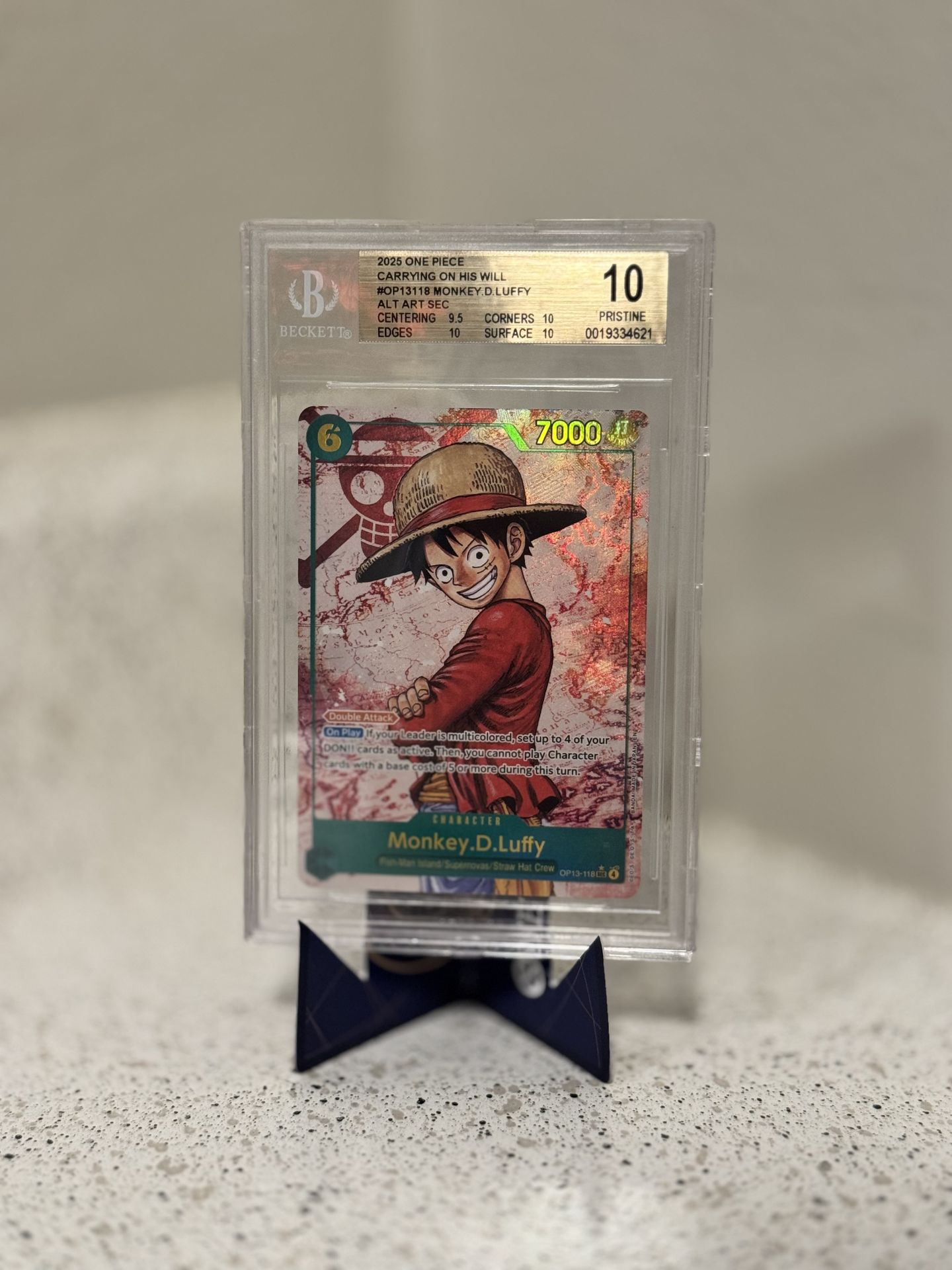 2025 Monkey D Luffy Alt SEC BGS 10