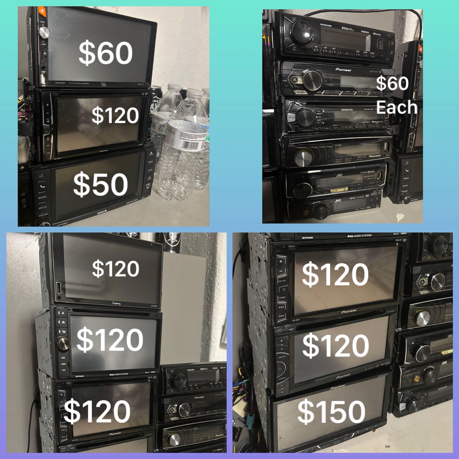 Car Stereos  For Sell 