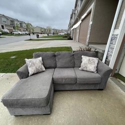 Gray Sectional Sofa Couch