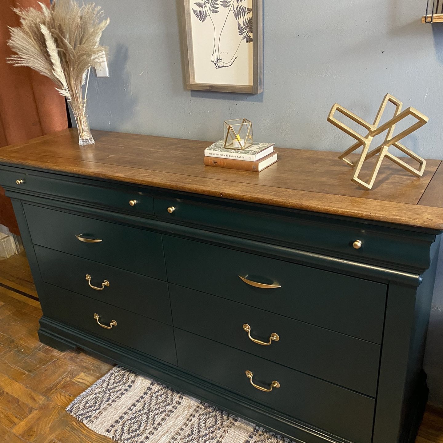 bronx modern solid wood dresser Ivy Bronx Modern 6-Drawer Solid Wood Dresser With Channel Pulls