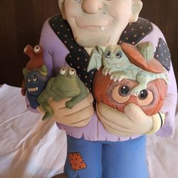 Vintage Ceramic Frankenstein- Frankie & Friends