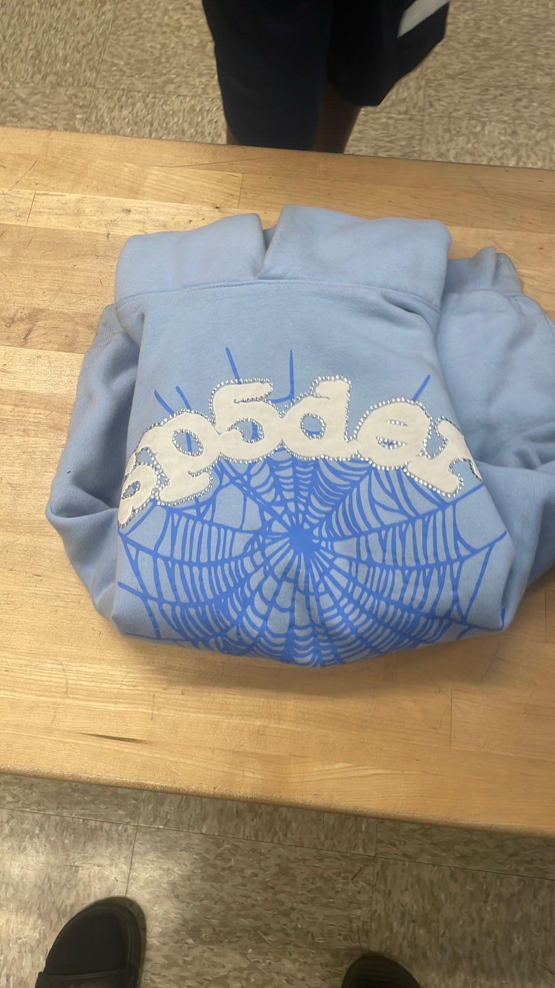 adult small sp5der hoodie