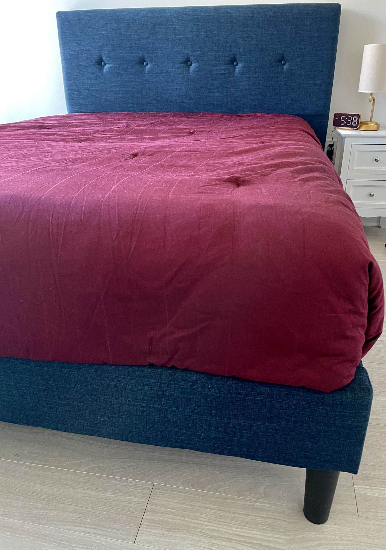 Queen Bed Frame And Headboard - GREAT CONDITION!