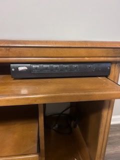 Wood Desk On Casters