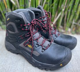 KEEN Utility Waterproof Carbon-Fiber Toe Work/Hiking Boots..Sz 10D Men’s..Oil & slip resistant..Located west roseville..