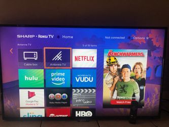 Roku 43 inch sharp TV