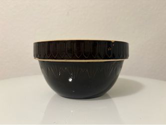 Antique Brown Picket Fence Stoneware 7” Mixing Bowl
