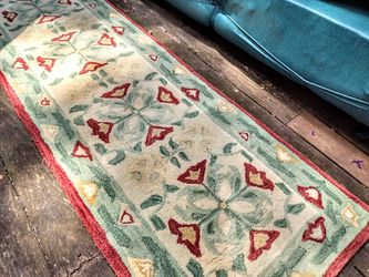 Classic Flor Abstract Wool Runner 2.8 X 7.10 (Ft)