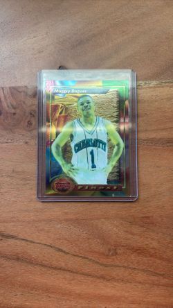 1993-94 Topps Finest Muggsy Bogues REFRACTOR #53 Charlotte Hornets