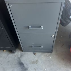 Gray Filing Cabinet 
