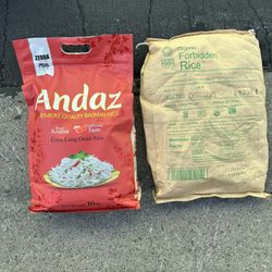 Zebra Andaz Premium Quality Basmati Rice Extra Long Grain And Organic Forbidden Rice 