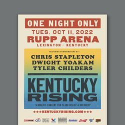 Kentucky Rising Reprint - 11x14 Print - Tyler Childers, Chris Stapleton, Dwight Yakam