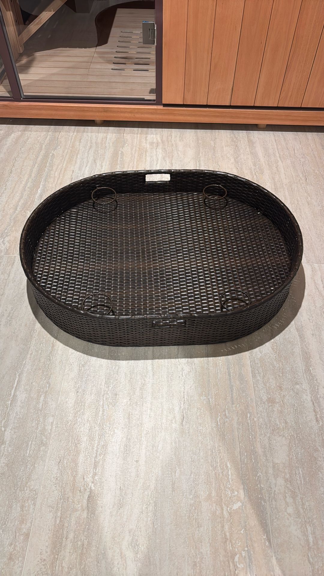 Woven Pool Float Food/drink Tray