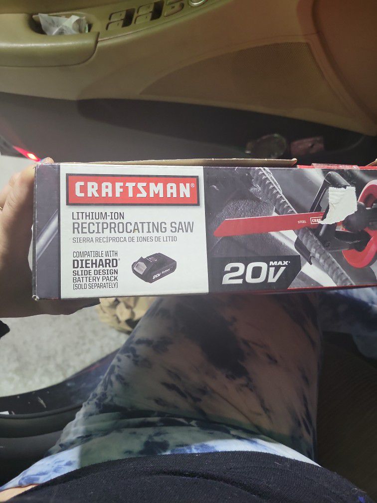 Brand New In Box Never Opened Craftsman Lithium Ion Reciprocating Saw