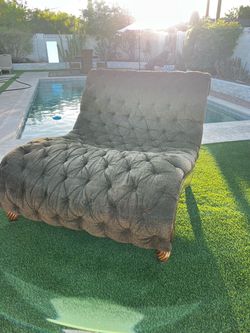 Markor Dinah Leopard Print Chaise Lounge Chair