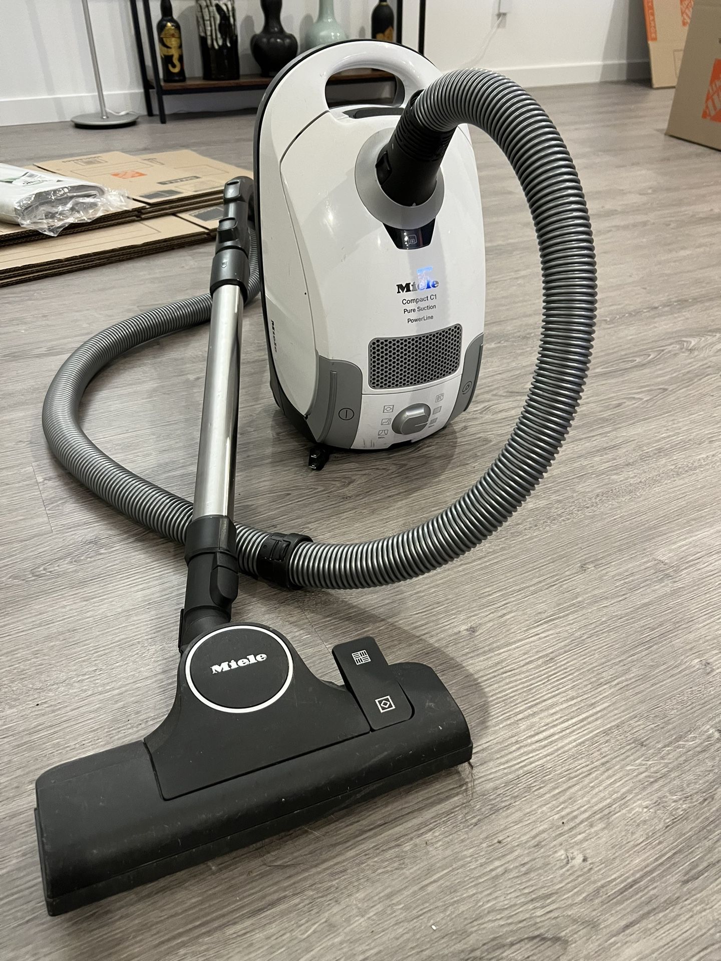 Miele Compact C1 “Pure Suction” Canister Vacuum (Bagged)