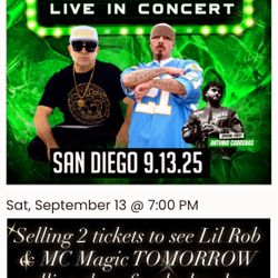 Lil Rob & MC Magic TICKETS! cheap 
