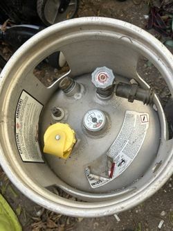 Forklift Ready Propane Tanks Half Full 