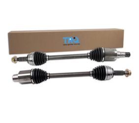 TRQ Front CV Axle Assembly Set 2 Piece for Tesla Model X  Style: CSA55635