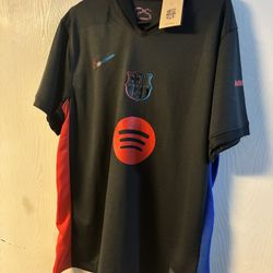  Barca Black Gavi  New Soccer Jersey Playera Nueva De Futbol LARGE, X LARGE. 