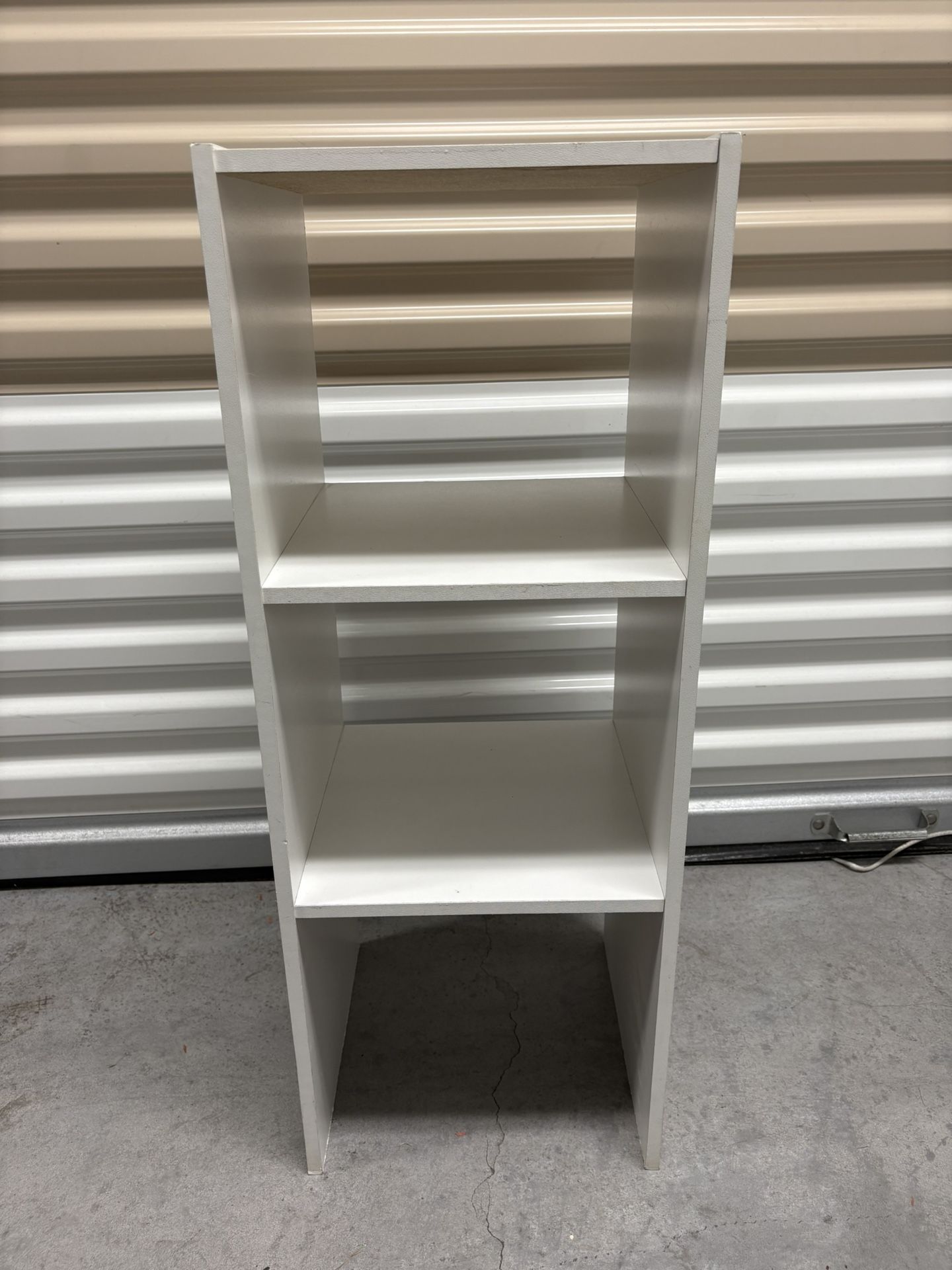 White Shelf Organizer