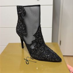 Black Bling Heels