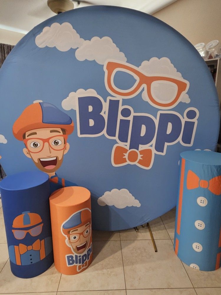 Blippi Backdrop